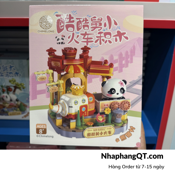 Bộ ghép hình Gấu trúc Meizhu 妹猪 Chimelong - Ảnh 2